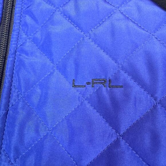 Lauren Ralph Lauren Active Quilted Jacket Fullzip Blue Size Medium - Picture 5 of 5